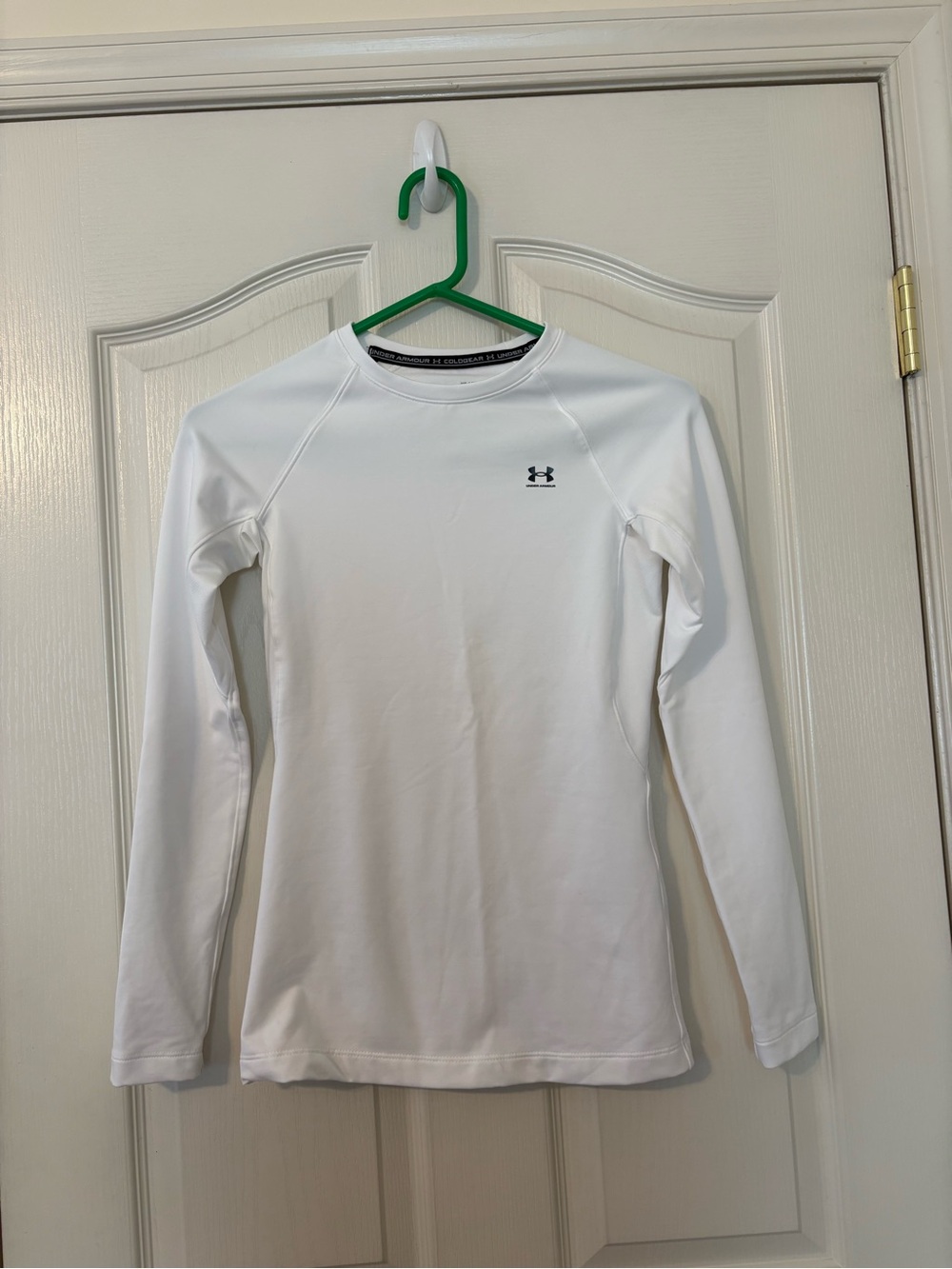 Under Armour White ColdGear Long Sleeve Compression Shirt Women’s XS